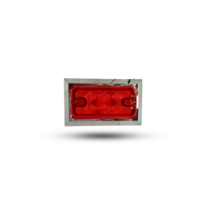 Markerlight - chrome bezel - amber lens